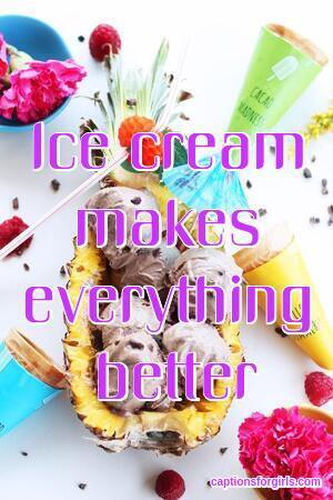 Ice Cream Instagram Captions
