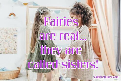 157+] Best Sister Captions For Instagram & Quotes- Cute Funny Little Sister  Love 2023 - Girls Captions