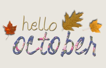 October Month Captions